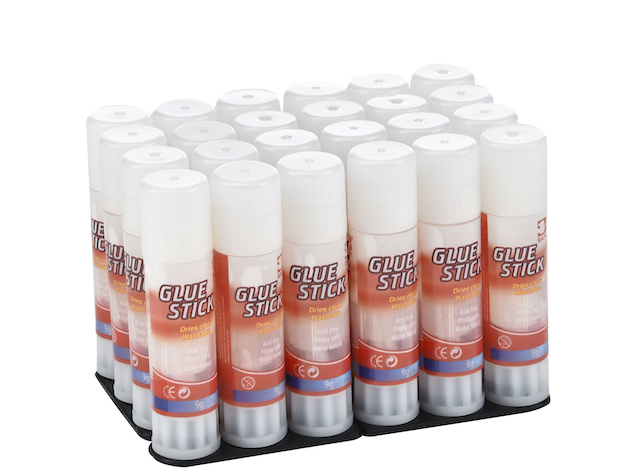 Clear Colorful Glue Stick