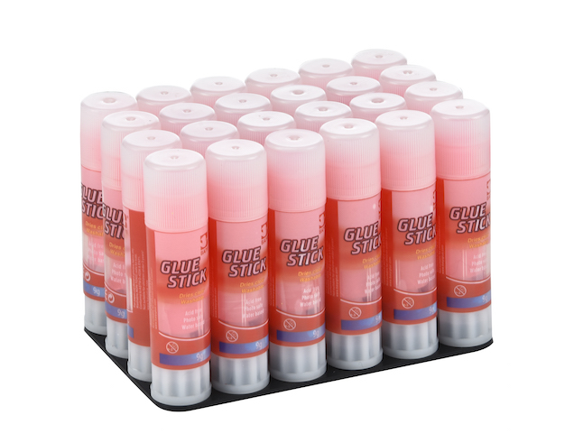 Clear Colorful Glue Stick