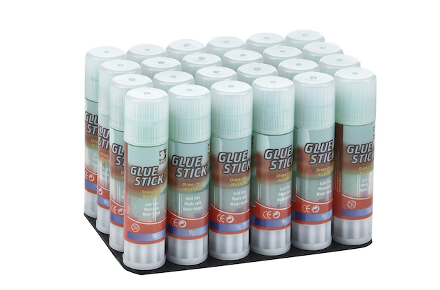 Clear Colorful Glue Stick
