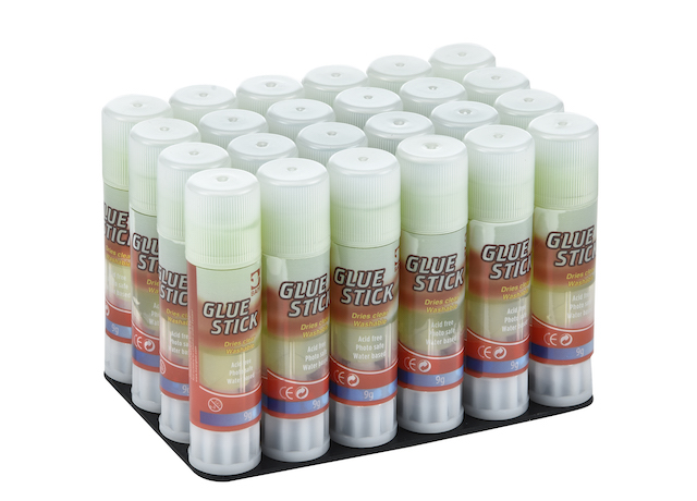Clear Colorful Glue Stick